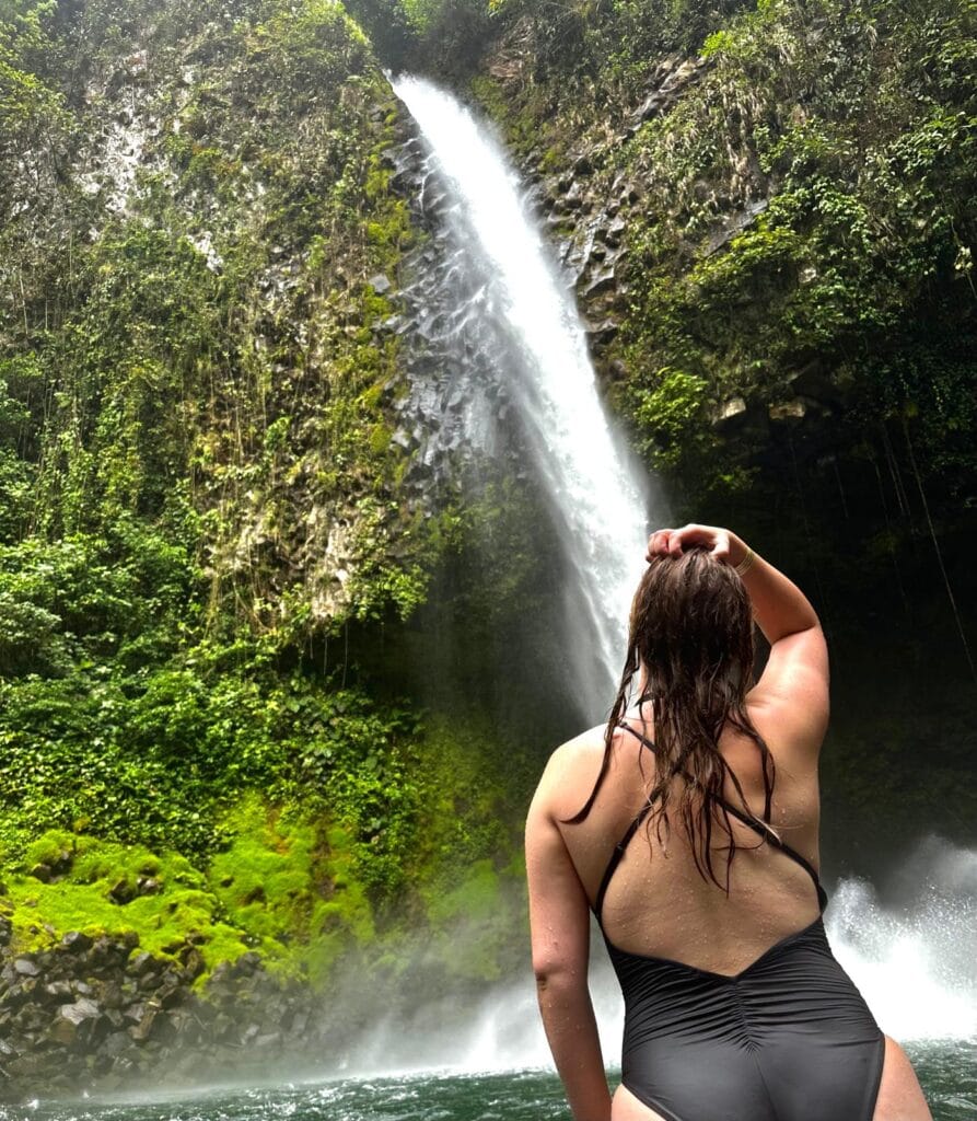 Swimming in La Fortuna Waterfall - Top 10 things to do in Costa Rica