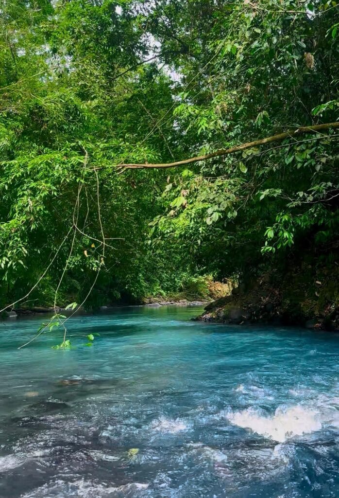 Floating down the Rio Celeste, Costa Rica