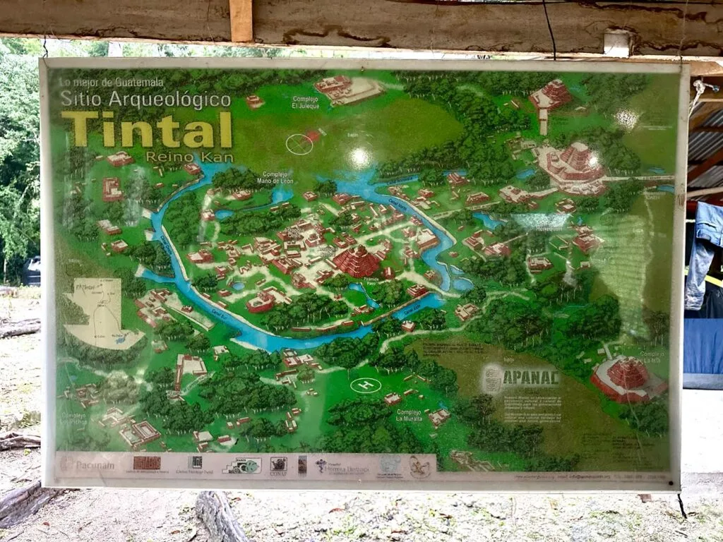 El Tintal Map El Tintal Map