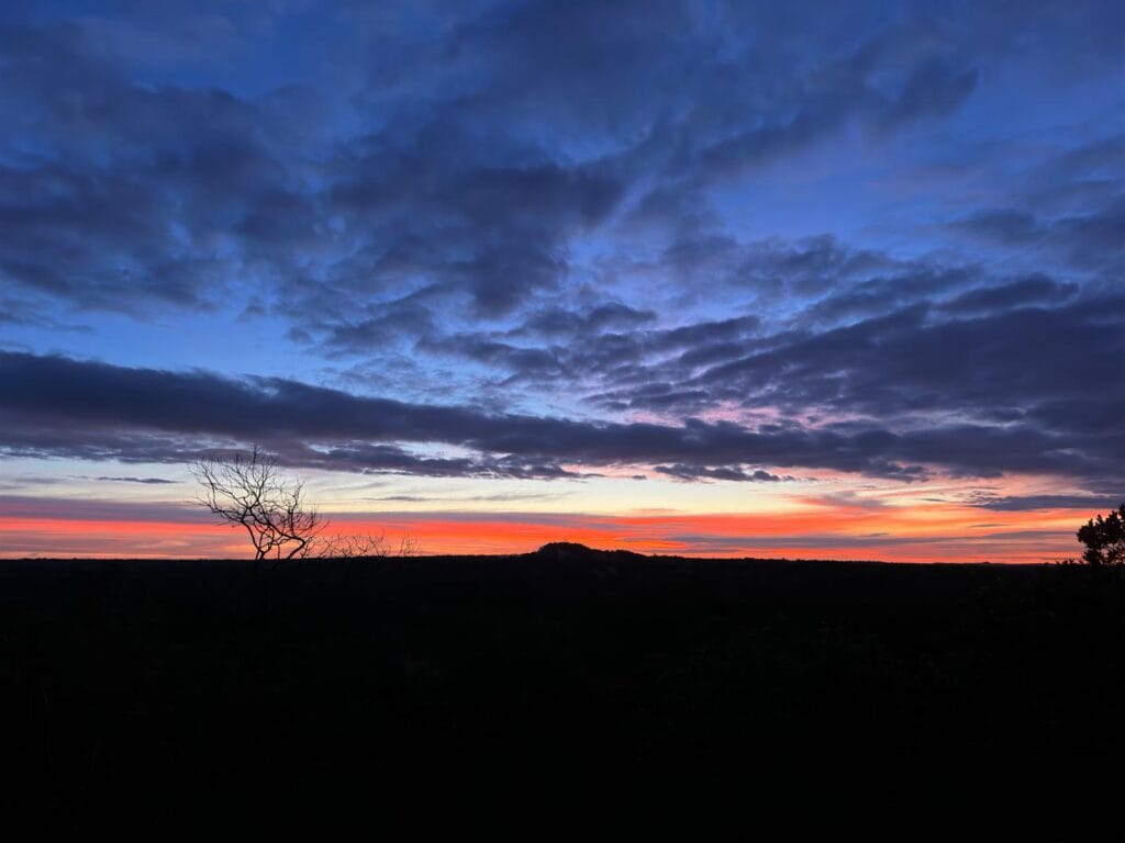 Sunrise over La Danta Sunrise over La Danta