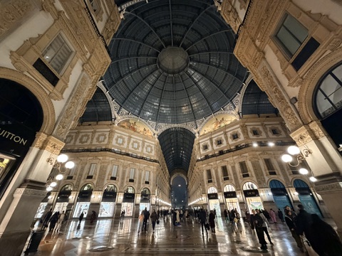 Shopping at Galleria Vittorio Emanuele II