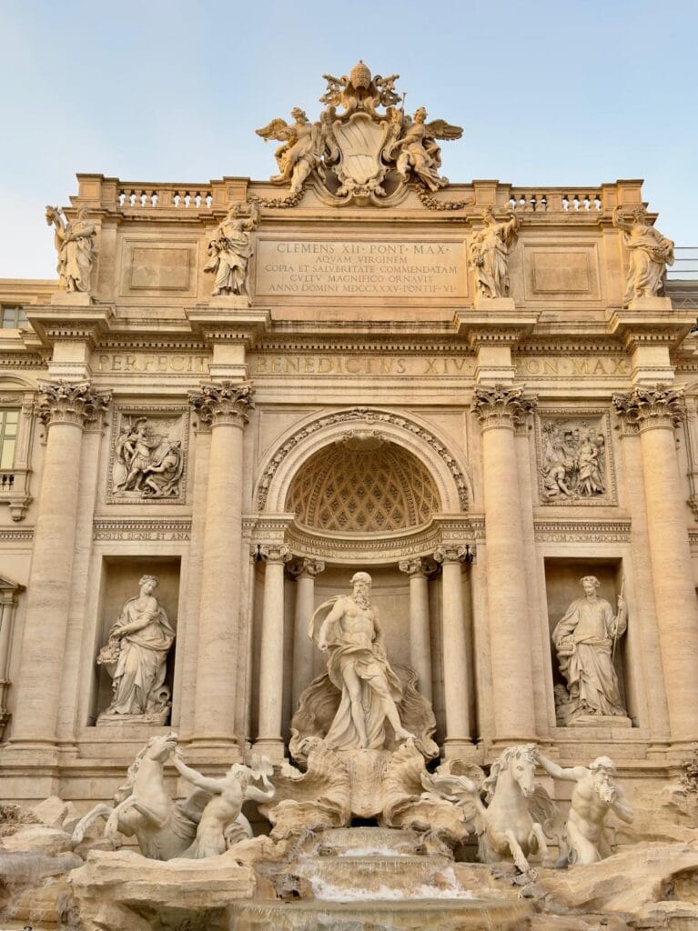 Trevi Fountain during the day