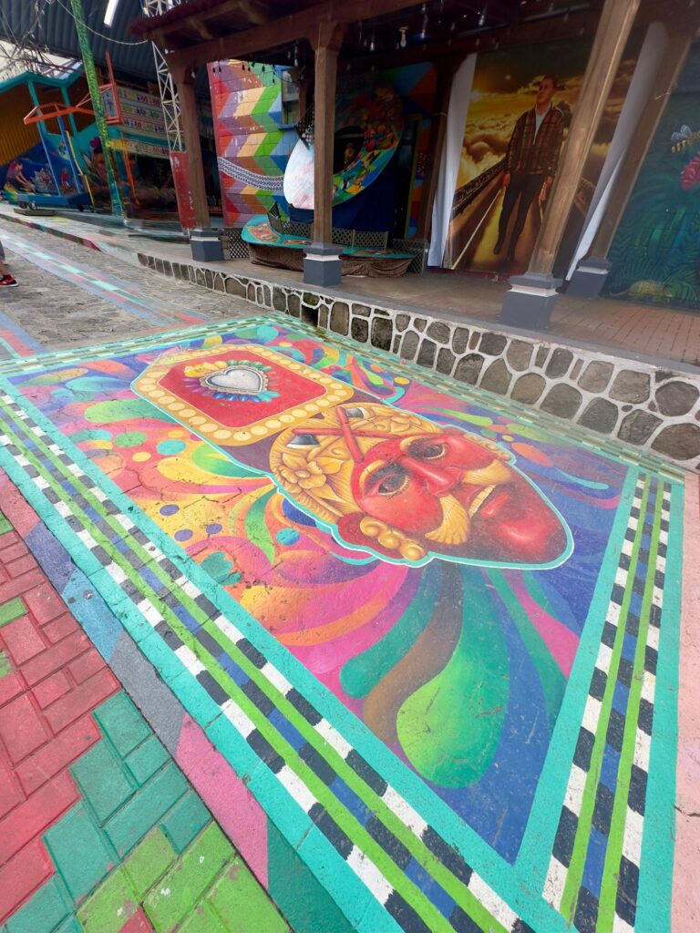 Colourful street art in San Juan