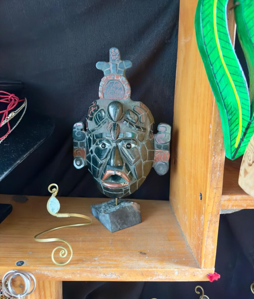 Mask shopping in San Marcos Las Lagunas