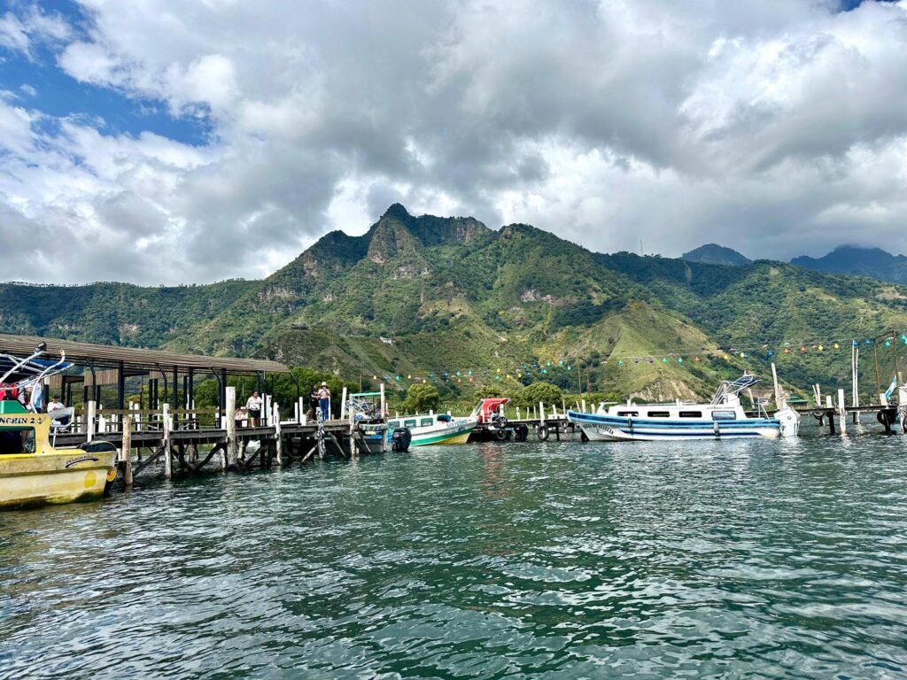 Lanchas boat dock on Lake Atitlan
